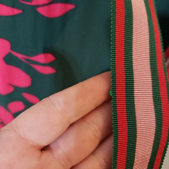 Boden Size 2 Elegant Floral Green and Pink Dress - Picture 5 of 13